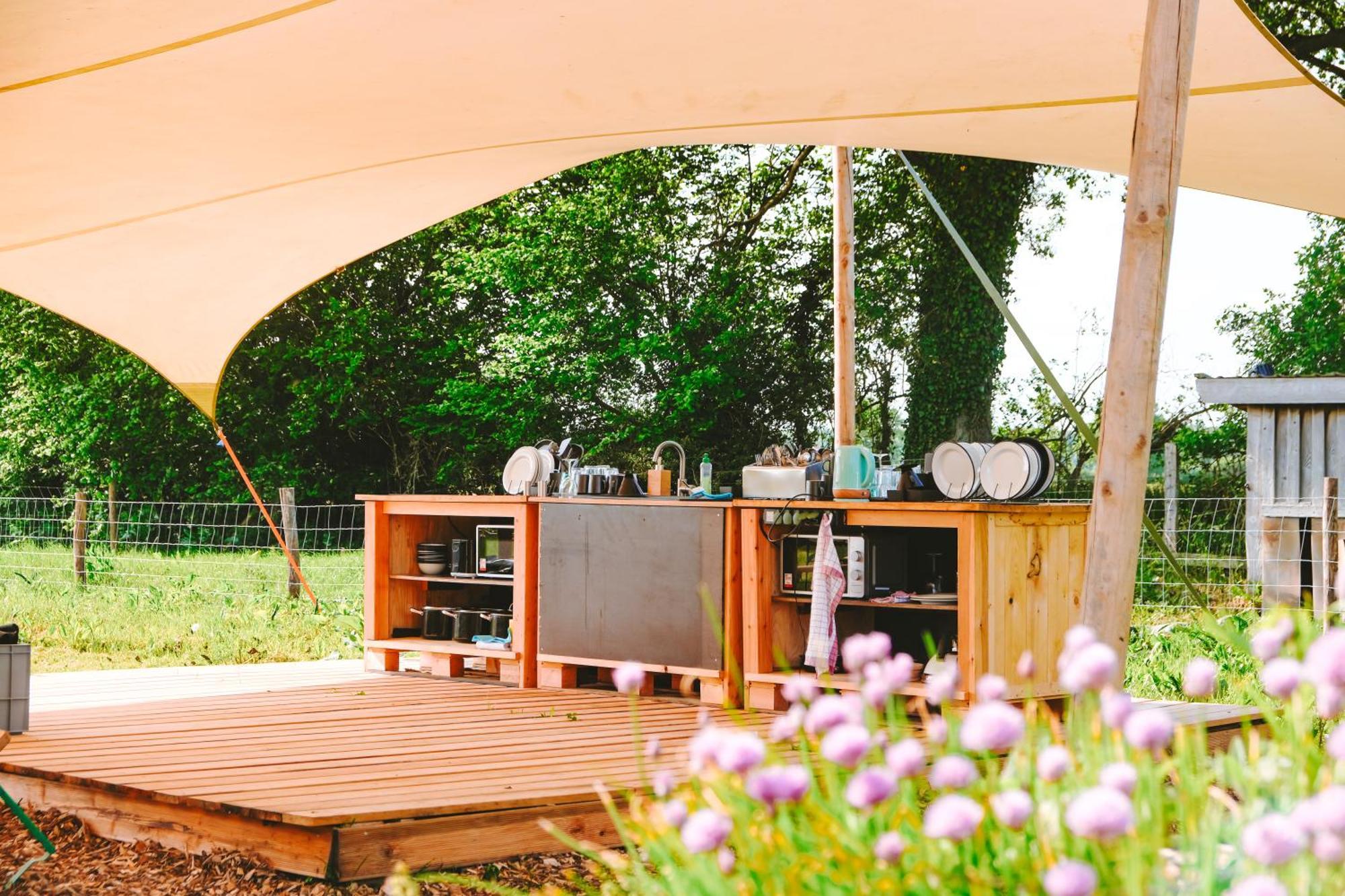 מלון Rendswuhren Domo Camp - Nature Glamping Hof Viehbrook מראה חיצוני תמונה